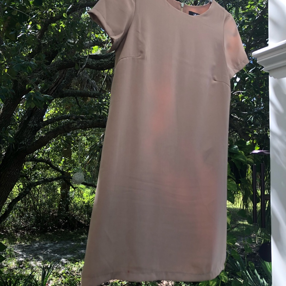 Casual OR dressy beige dress